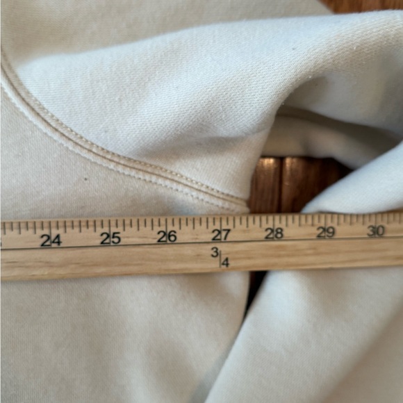 Carhartt Women's Relaxed Fit Midweight Logo Sleeve Graphic Hoodie 3XL Ivory - Picture 4 of 9